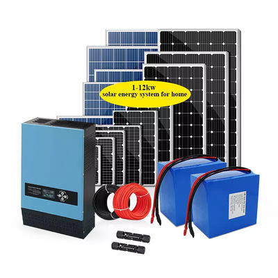 Quality  8kw MPPT On Grid Solar System Kit Lithium Complete RV Solar Kit factory