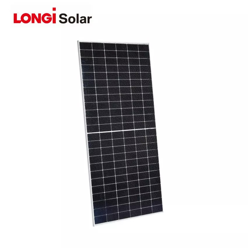 550wモノラル太陽電池パネルの半電池のモノクリスタル ケイ素のロンジ太陽モジュールの電源システム