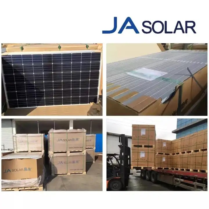 پنل سلول خورشیدی JA 550W Half cell MBB PV Module JAM72S30 540- 565/GR ...