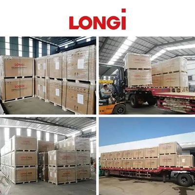 Hi Mo Solar Panels Longi LR4-60HPB 355-375M 120 Cells All Black For House 365w 370w 375w