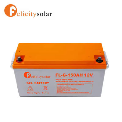 Felicity Deep Cycle Solar Gel battery 12V 100Ah 200Ah 150Ah Rechargeable Lead Acid Battery For Solar System